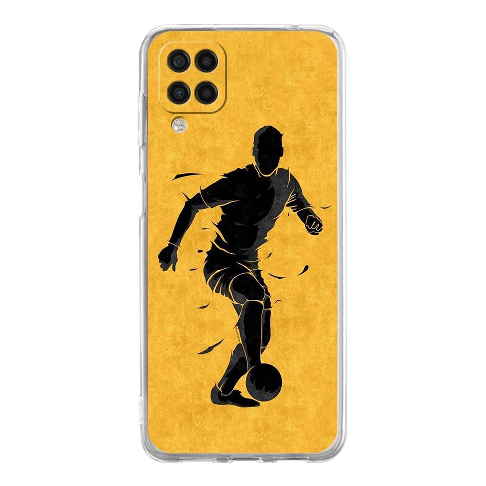 Case For Samsung A54 A52 A50 A70 A30 A40 A20S A20E A02S A12 A14 A22 A24 A42 A34 A32 5G A04s Cover Football Passion Soccer Ball