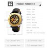 SKMEI 9322 hombre Luxury Genuine Leather Strap Japan Quartz Movement Stopwatch Watches Mens Waterproof Wristwatches Date reloj