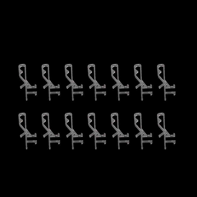 12 шт. Пластиковые зажимы для жалюзи, переносные прозрачные горизонтальные зажимы для жалюзи, деревянные зажимы для жалюзи, сменные зажимы для оконных жалюзи