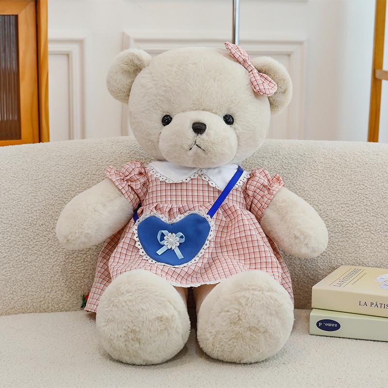 Пара медведей Тедди Плюшевая игрушка Милая мультяшная мягкая кукла Идеальный подарок детям