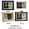 Solid Wood Medal and Certificate Display Rack with Photo Frame