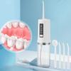 Electric Oral Irrigator Portable Dental Water Flosser Teeth Cleaner Mouth Washing Machine with 4 Nozzels Oral Hygiene Wireless