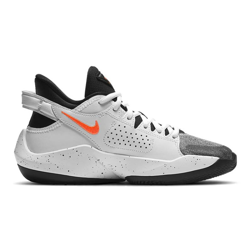 Nike Freak 2 Амортизация с защитой от скольжения Износостойкие Низкие Детские Баскетбольные Кроссовки Серый Белый Черный Подростковые CW3227-101