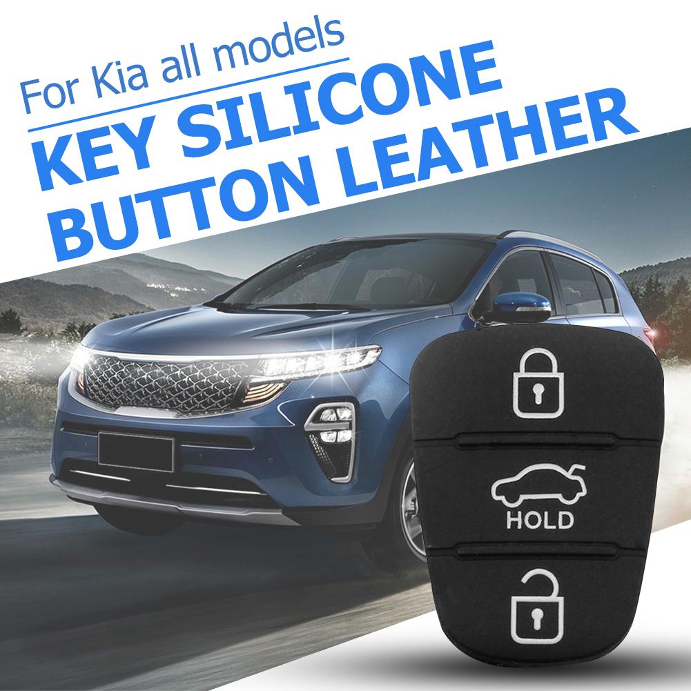 Запасная резиновая накладка с 3 кнопками для i30/i35/iX20 Solaris Verna для Kia K2 K5 Rio Sportage Складной корпус ключа автомобиля