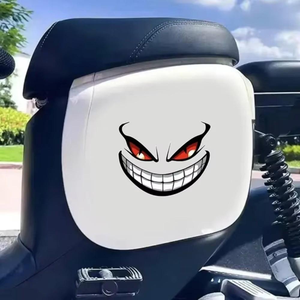 1PC Cool Car Fierce Red Eyes Sticker Reflective Motorcycle Sticker for Cars,Motorcycles,Helmet Etc