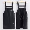 Polyester Cleaning Apron 2 Pockets Work Clothes New Cafe Shop Overalls  Kitchen Supplies