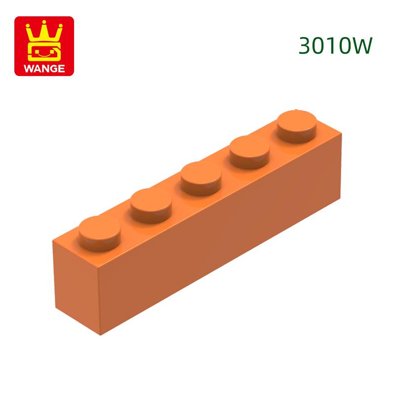 52 шт./лот Толстые Кирпичики 1x5 Точек Блок Moc Цветные Аксессуары Совместимые с 3010W Кирпичик DIY Детская Игрушка Деталь для Сборки