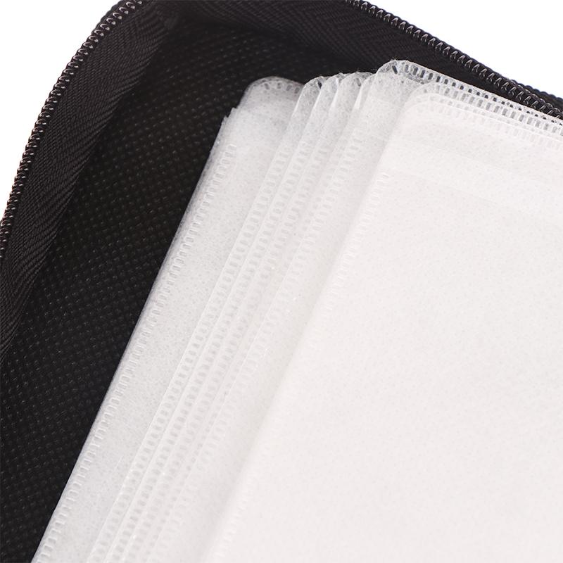 Автомобильный футляр для компакт-дисков на 80 листов, сумка для хранения дисков, DVD, сумка, органайзер для альбомов