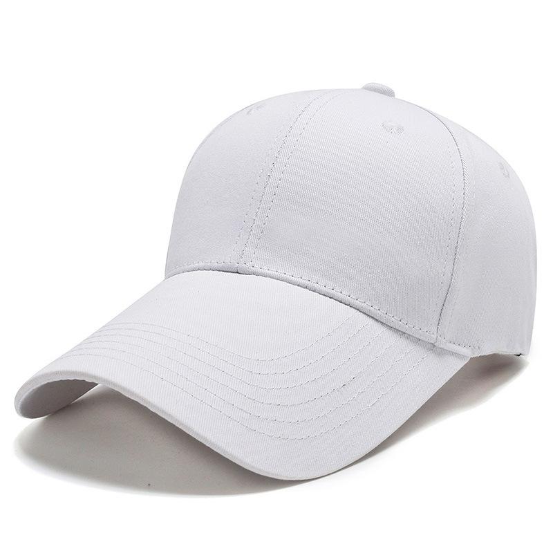 Кепка весна и лето однотонная черно-белая легкая бейсболка с удлиненными полями для мужчин и женщин для активного отдыха и спорта на открытом воздухе шляпа прилив