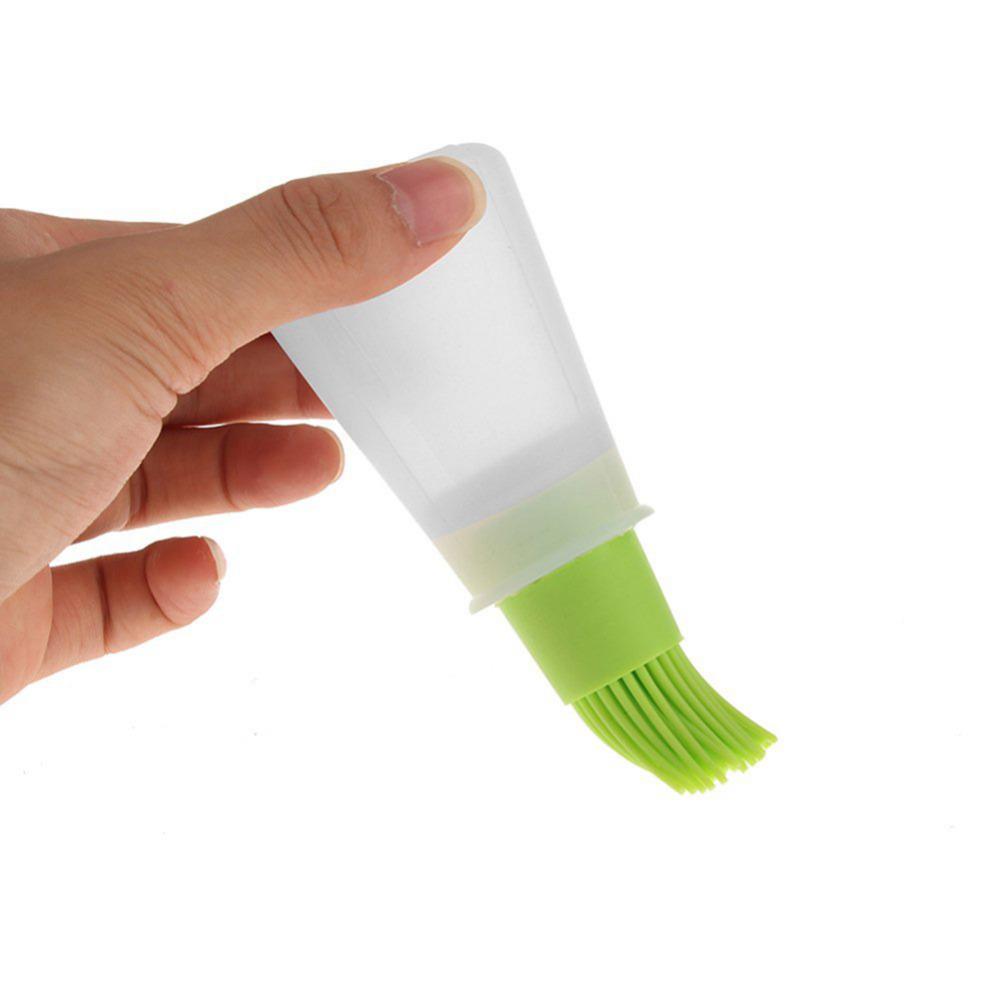 Силиконовая бутылка для масла с кисточкой и крышкой для выпечки, кисточка для поливки, кондитерская кисть, кухонное масло для выпечки, медовое масло, приспособление для барбекю, гаджеты