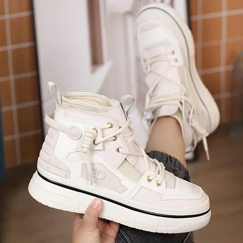 Модные высокие мужские повседневные туфли, модная универсальная обувь для мужчин, ботильоны, мягкие, модные, удобные, мужские туфли на плоской подошве