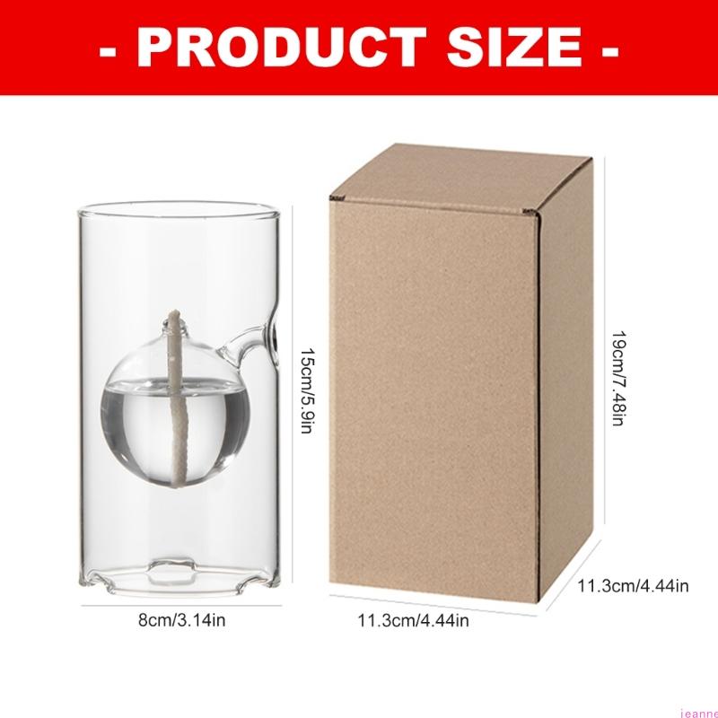 Топливо для многоразовых стеклянных масляных свечей, жидкие свечи для улицы и помещений, чистое горение с фитилями. Использовать с жидким парафиновым маслом для ламп.