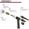 ARCCAPTAIN WP-17/18/26 TIG Welding Torch Accessories kit 49/71Pcs Nozzle Collets Body Stubby Gas Lens Glass Cup consumables Kit