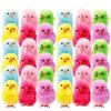36PCS Mini Easter Chicks Colorful Easter Decoration Toy Spring Home Garden Decor Party Favors and