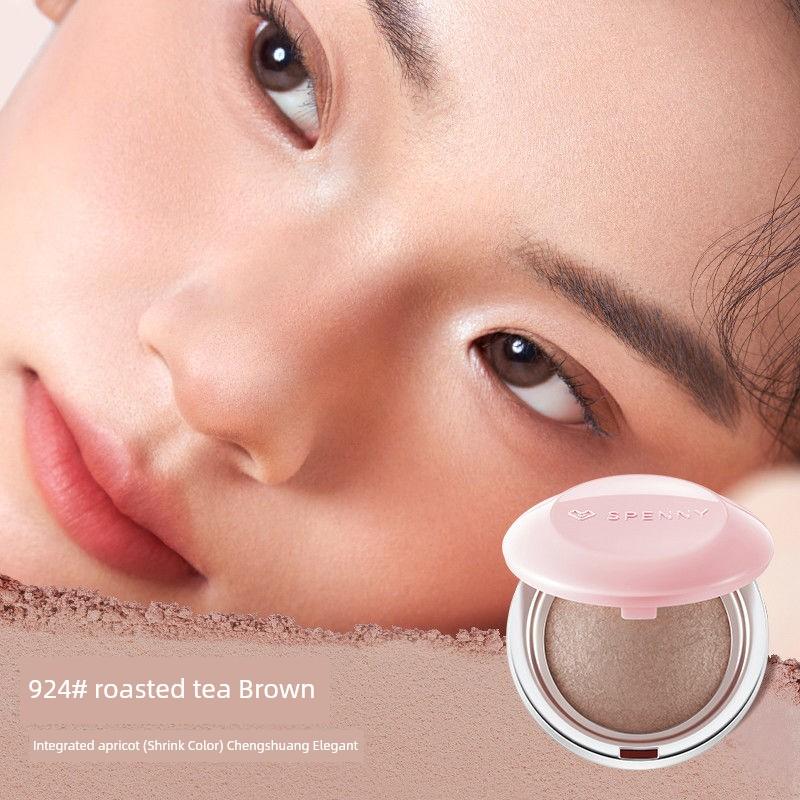 Spenny Soft Mist Blush Tea Apricot Pink Bean Paste Shrink Nature Expansion 922 Baked Powder Blush