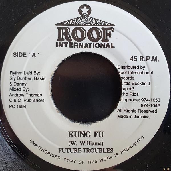 7-дюймовая пластинка FUTURE TROUBLES Kung Fu NONE Roof Internatio 1994 Ямайка Регги Ска Даб Б/у