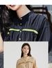 Stand-up Collar Short-Sleeved Dress