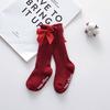 Baby Summer Clothing New Kids Toddlers Girls Big Bow Knee High Long Soft Cotton Lace Baby Socks Bowknot 100% Cotton Socks