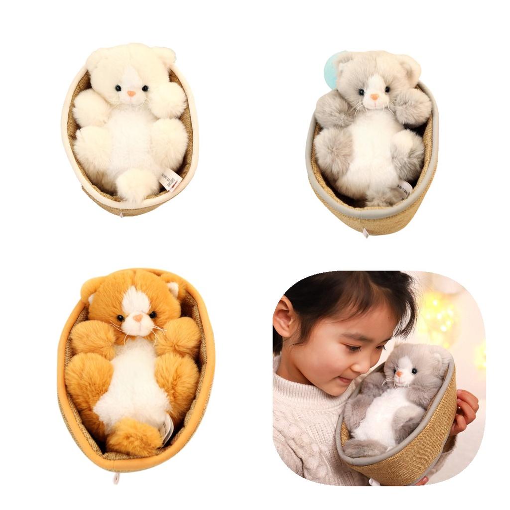 Adorable Cat Plush Doll Wholesale Kitten Toy Popular Cross-border Seller