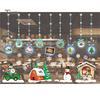 Puntos Home Christmas Decoration Wall Window Glass Xmas Stickers Decal Patch Decor