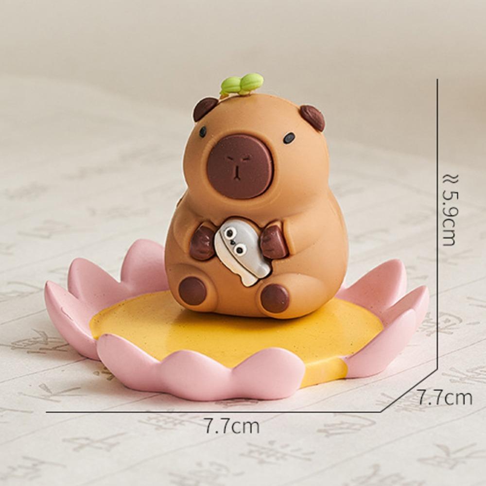 Держатель телефона Капибара Модель Игрушка Декор стола Фигурки животных Декоративные подарки