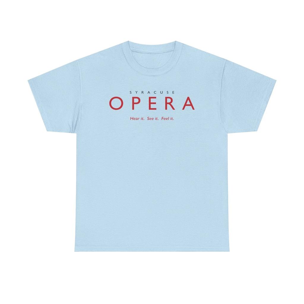 Syracuse Opera T-Shirt Defunct Opera Company Bankrupt Logo Tee