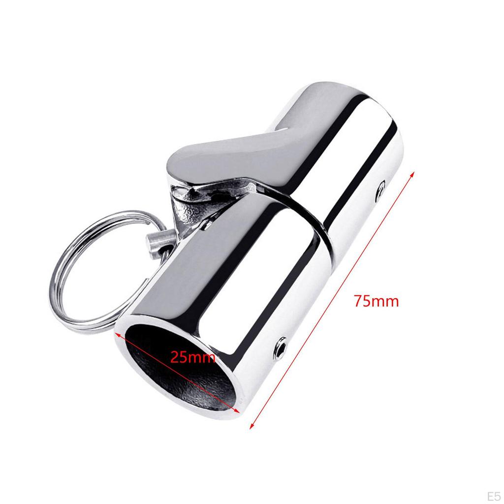 Boat Deck Hinge Assembly, Railing Pipe Connector, Stainless Steel Fittings, Folding Swivel