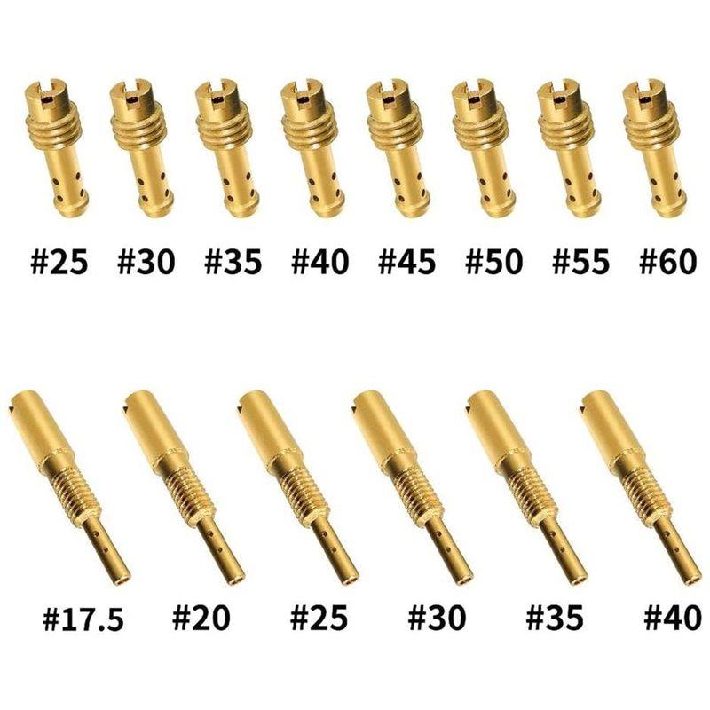 LNHF Carburetor Jet Kit for Main & Pilot Slow Jet 42 Pcs N100.604 VM28/486 VM4/042 VM22/210