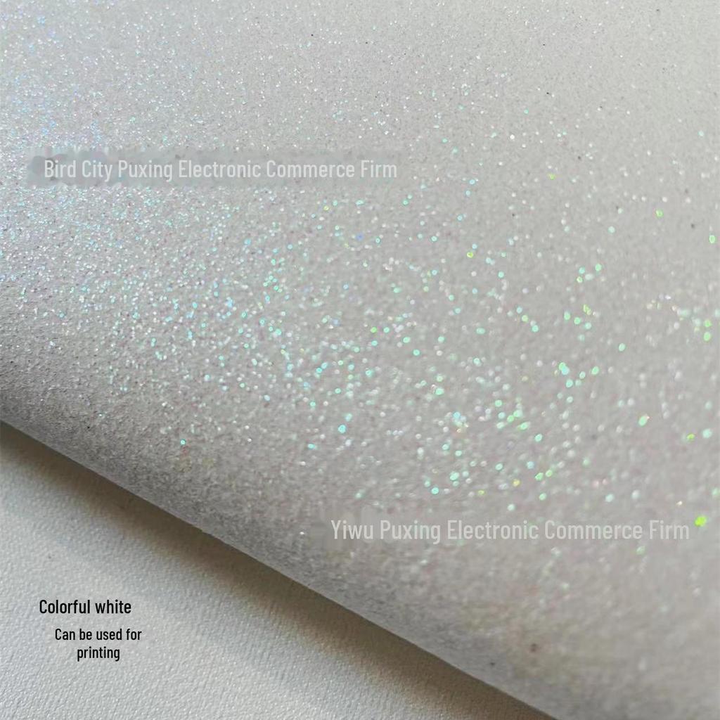 Блестящая ткань из искусственной кожи с градиентной радугой и золотисто-серебряными блестками