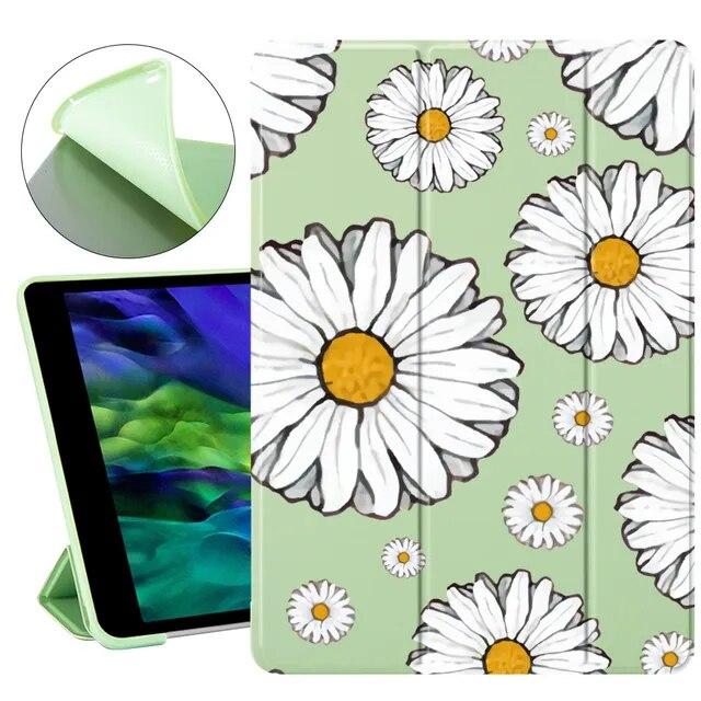 Чехол Daisy для iPad Air 4, 8th, 2020, чехол 7-го поколения с милым подсолнухом 10,5 Air 3 Funda для iPad Pro 11, чехол Mini 5, чехол