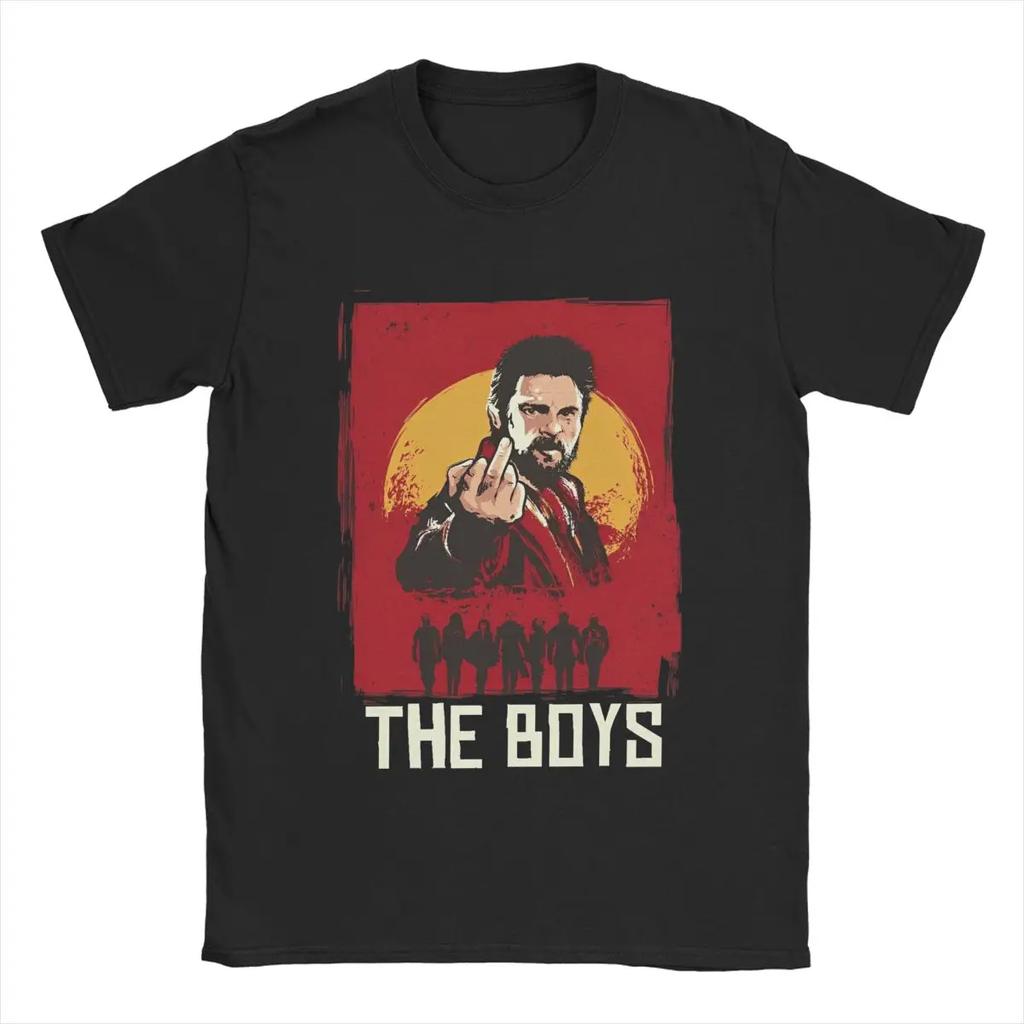 The Boys Tshirts Mens TV Show Starlight Women T-Shirts Homelander Funny T Shirt Cotton Fashion Designer Male Clothes Tops Tees