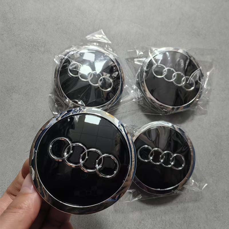 4pc qaz23 Hub Caps Car Wheel Center Rim Cover Cap For qaz23 A4 A5 A6 A7 A8 Q5 Q7 Hubcap Accessories 60mm 61mm 68mm 69mm 77mm 135mm
