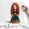 Disney Brave Merida DIY Painting Kit Classic Style Home Decor Craft Gift Idea Art Paint Set For Adults Wall Decor Creative Projects