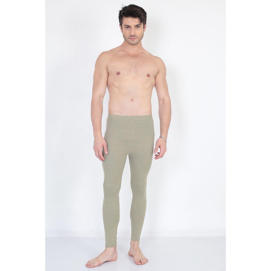 Поднятое термобелье | Хлопковые термоколготки унисекс, черные