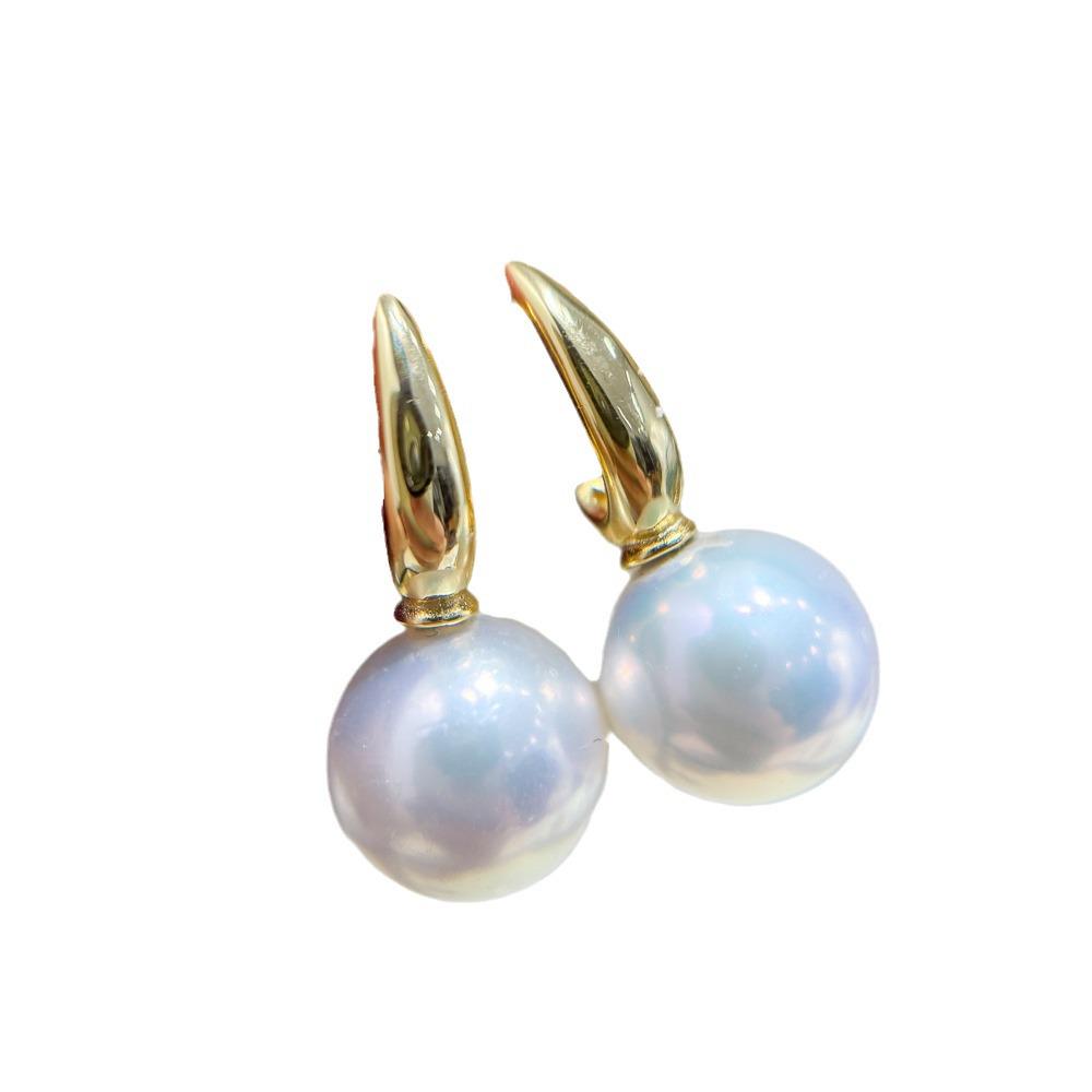 Основы для серег-пусет из стерлингового серебра S925 для круглых жемчужин 8-13 мм 22180