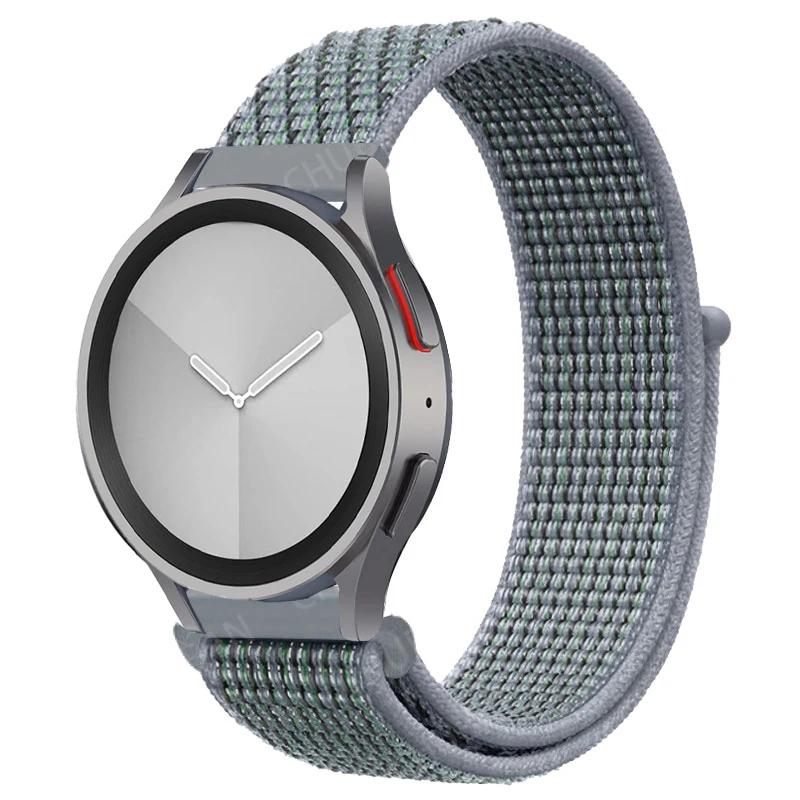 Nylon Loop Band For Samsung Galaxy Watch 6/5/pro/4/Classic/active 2 43-47-44mm 20mm/22mm Sport Bracelet Huawei Gt 4/2/e/3 Strap