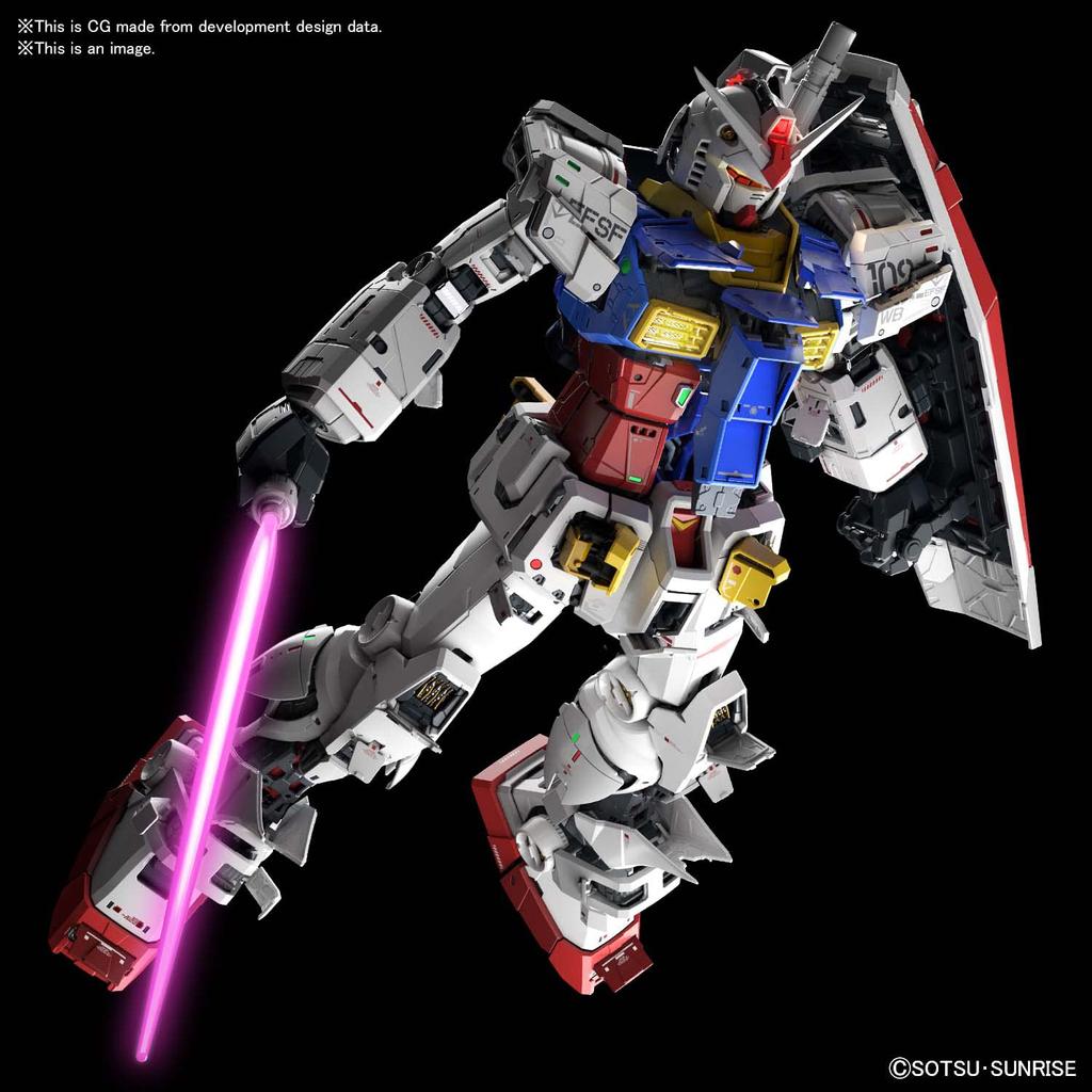 PG UNLEASHED Mobile Suit Gundam Gundam Scale Plastic Model RX-78-2 1/60 Color-coded