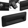 Rear Trunk Lock Release Handle Repair Kits Easy To Install Assembly Black Sturdy Replacement