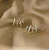 Multi Earring Effect Claw Stud Korean Earrings