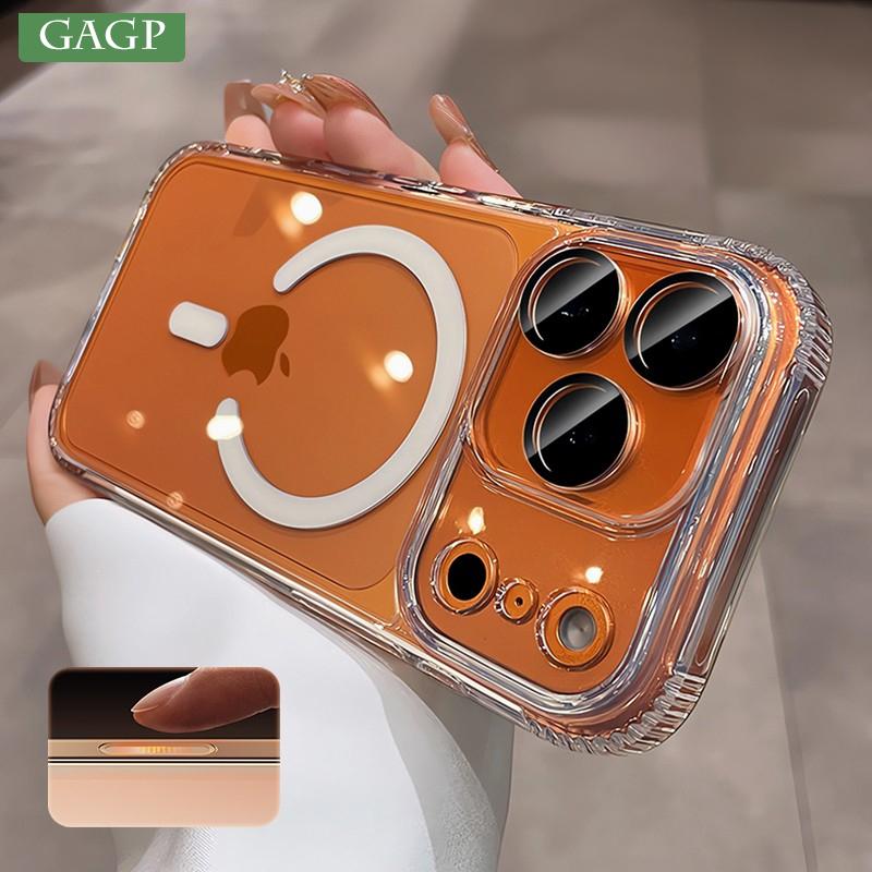 Transparent Camera Control Button for Magsafe Case for iPhone 17 16 Pro Max 17Promax 16Pro Magnetic Wireless Charge Cover