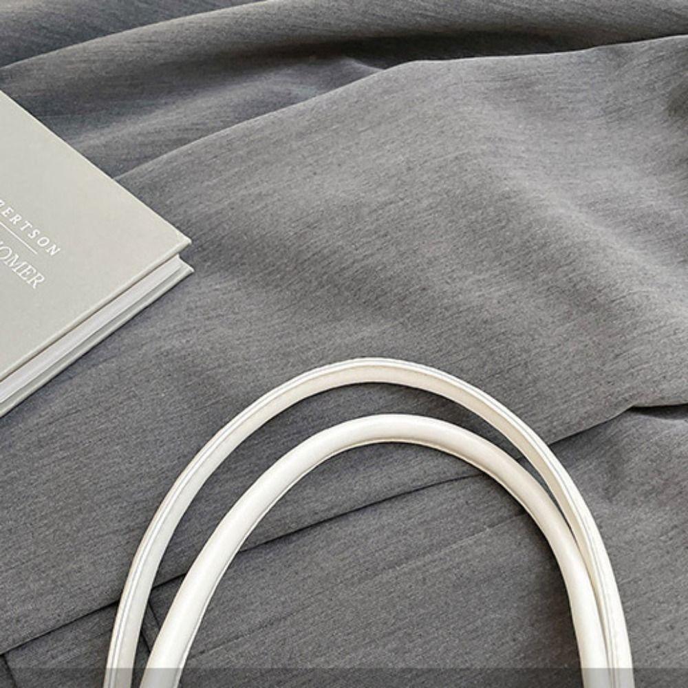 Patent Leather PU Bowling Bag Handbag Underarm Bag Casual Pocket Boston Tote Bag Portable