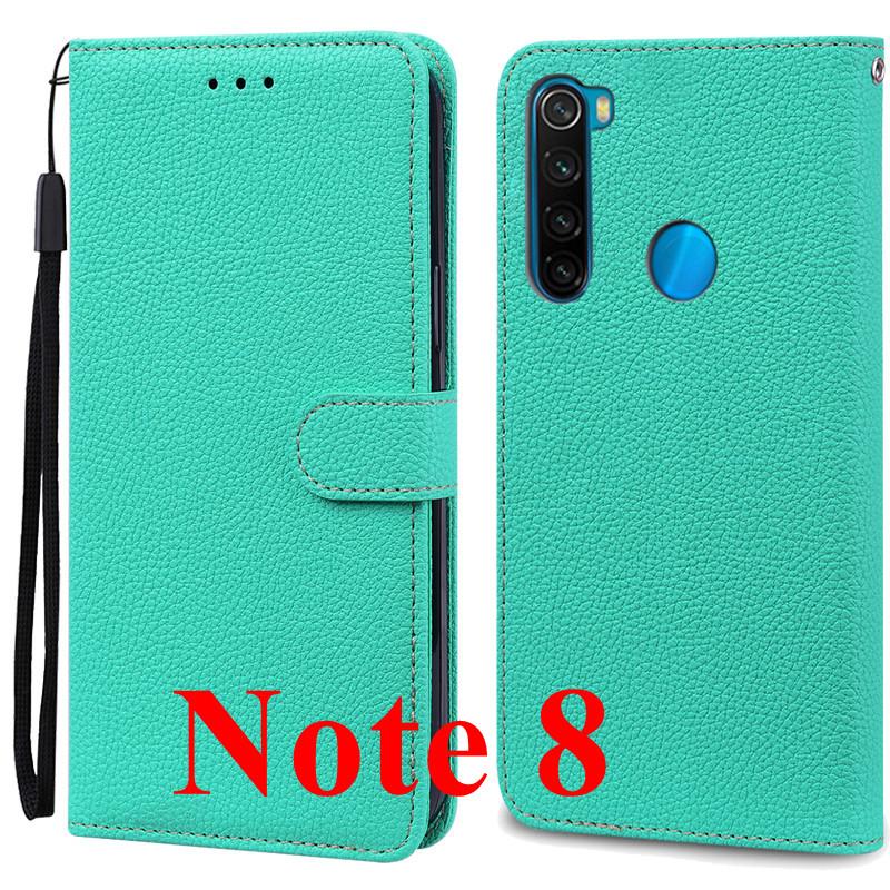 For Xiaomi Redmi Note 8 Pro Case Silicon Leather Wallet Phone Case for Redmi Note 8 Case Redmi Note 8 Pro Flip Case Coque Fundas