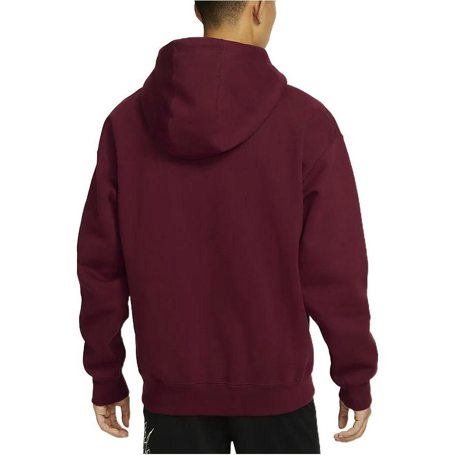 Nike Sweatshirts Men's Red Hooded Moderate Regular DQ7317-638