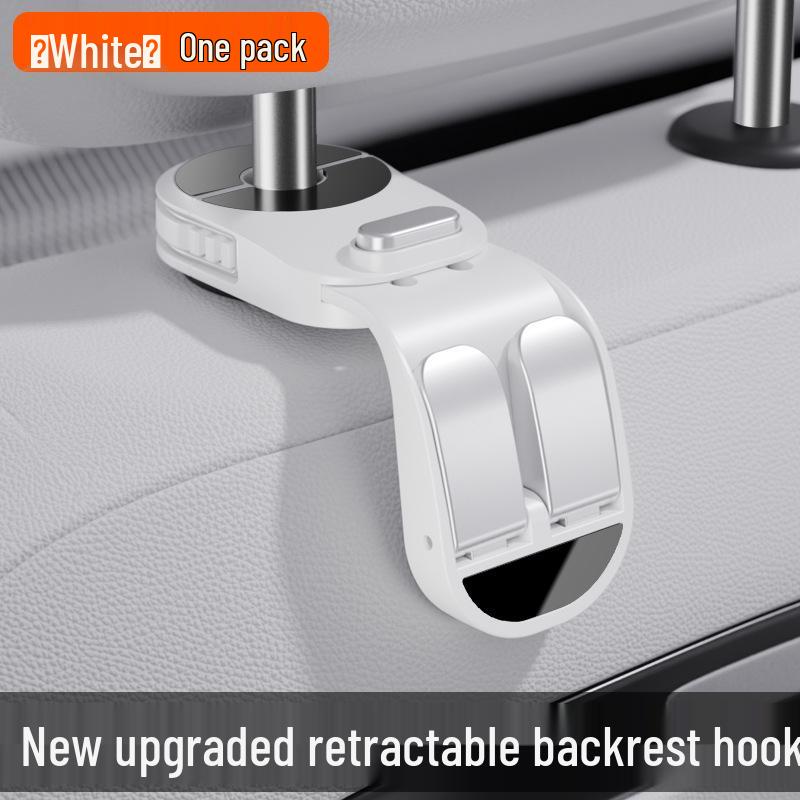 Rotatable Multifunctional Rear Seat Double Hook for Car Interior