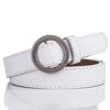 Non-Porous Round Buckle Student Belt Women'S Decoration Simple Thin Belt Belt Belt