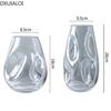 Modern Minimalism Special-shaped Stained Glass Vase Living Room Desktop Flower Arrangement  Nordic Style Home Decor Vases
