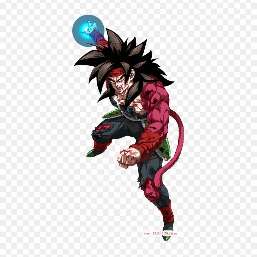 Patches For Clothes Bag Iron On Thermal Stickers Super Saiyan 3 Vegito Gogeta Goku Pattern Washable Heat Transfer