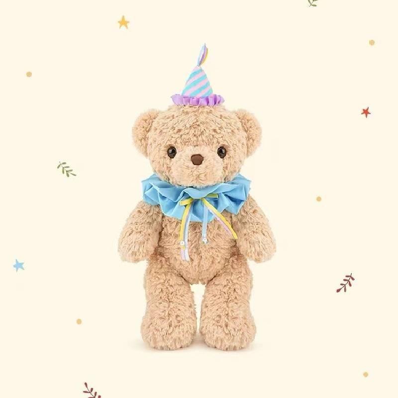 Плюшевая игрушка Мишка Моника с набивкой из ПП хлопка для декора детской спальни