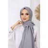 Hijab Women's Cotton Crash Jazz Shawl Dark Gray