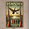 Настенное искусство Охота на уток В винтажном стиле Реклама Remington Ретро-знак Железное изделие Подходит для отелей Грузовых станций для мужского логова